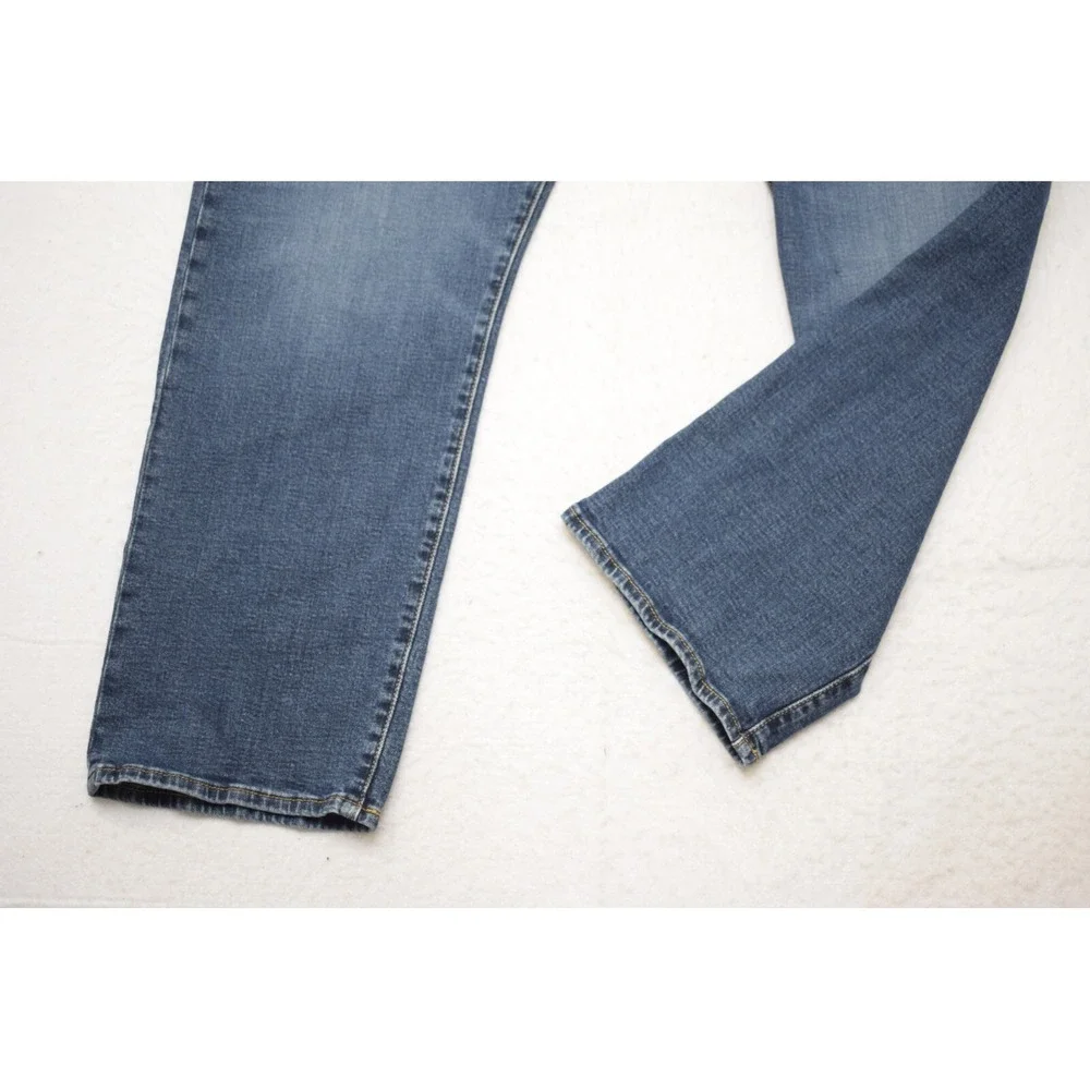 Levi's 501 XX Stretch Button Fly Straight Leg Denim Blue Jeans Mens Size 44 x 30